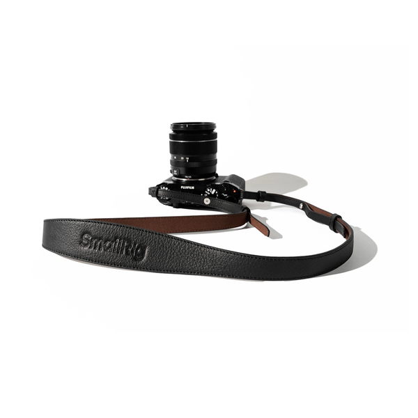 SMALLRIG Univerzális bőr fényképezőgép vállpánt fekete 5208