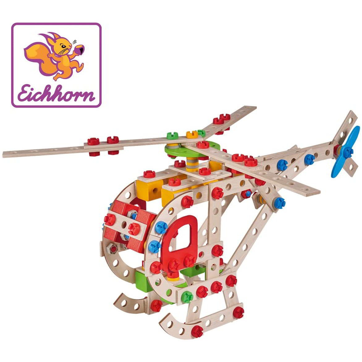 Eichhorn Constructor: 225 darabos fa építőjáték (100039098)