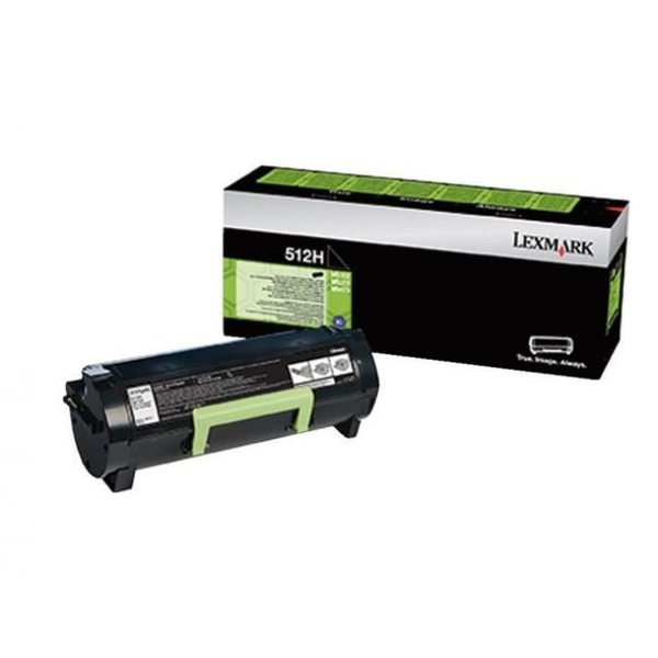 Lexmark 512H tonerpatron 1 stk Original Sort