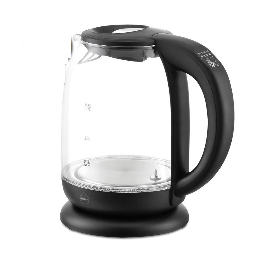 Eldom C510C Lumi 1.7 L Vízforraló - Fekete (C510C)