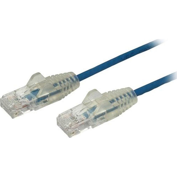 StarTech.com N6PAT50CMBLS netværkskabel Blå 0,5 m Cat6 U/UTP (UTP)
