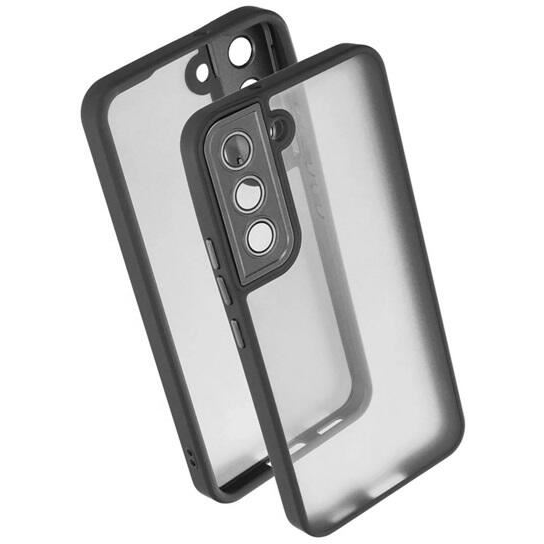 Gigapack Samsung Galaxy S22 5G (SM-S901) akril hátlapos tok fekete kerettel (GP-153342) (GP-153342)