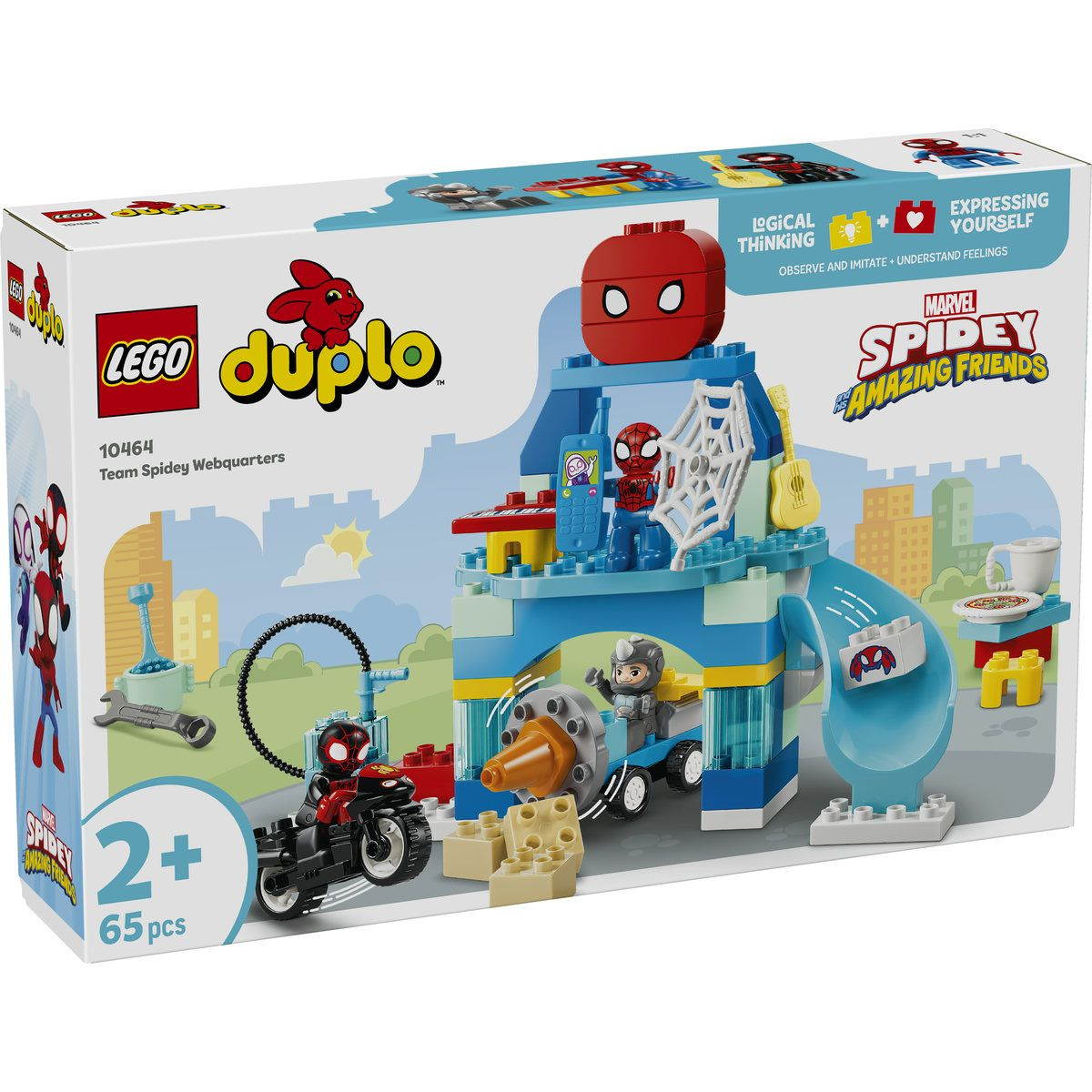 LEGO Duplo - Главната квартира на отбора на Спайди - Детски конструктор — 10464