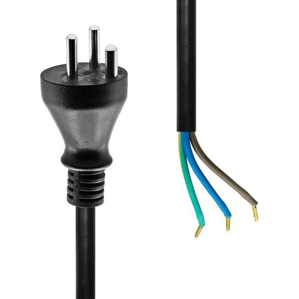 Microconnect MC-PE010DKB-OE el-ledning Sort 10 m