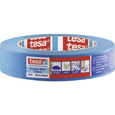 Tesa PRECISION OUTDOOR (04440-00001-00) Krepp szalag ® Professional Kék (H x Sz) 50 m x 25 mm 1 db (04440-00001-00)