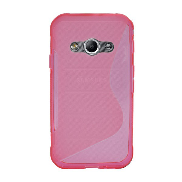 Szilikon telefonvédő (S-line) RÓZSASZÍN [Samsung Galaxy Xcover 3 (SM-G388)] (5996457546541)