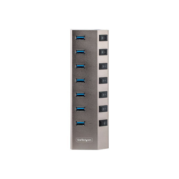 StarTech.com 5G7AIBS-USB-HUB-EU interface hub USB 3.2 Gen 1 (3.1 Gen 1) Type-B 5000 Mbit/s Grå
