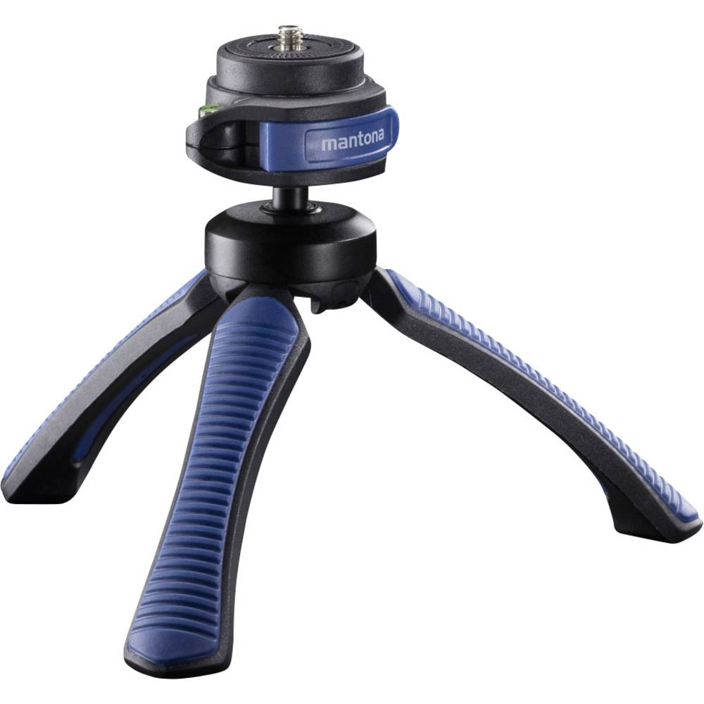 Mantona 21405 Gaia Kamera állvány (Tripod) - Fekete/Kék (21405)