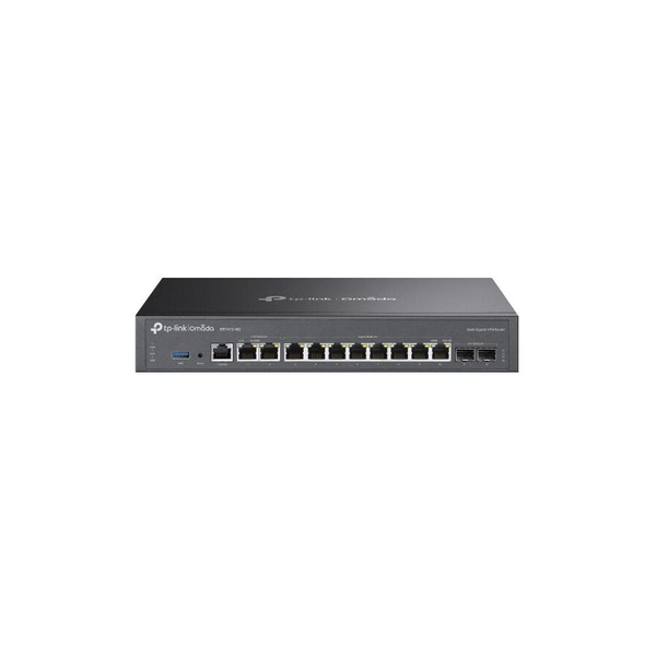 TP-Link Omada ER7412-M2 kabelforbundet router 2.5 Gigabit Ethernet, Gigabit Ethernet Sort