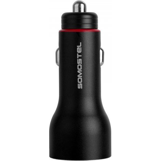Ładowarka Somostel 2x USB-A 5 A  (SMS-89 BLACK)