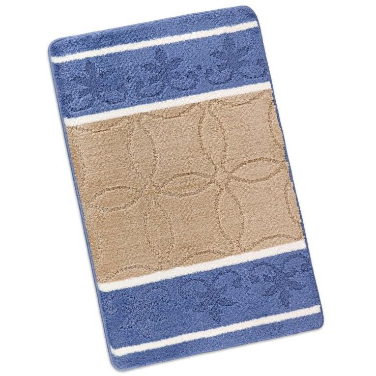 BELLATEX Bany 60 × 100 cm ornament blue-beige (10165)