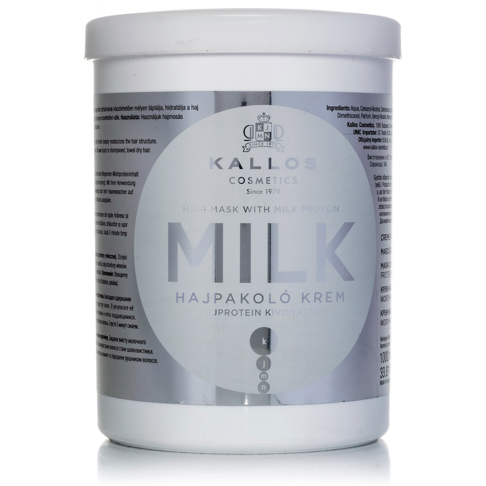 KALLOS Milk Mask 1000 ml (5998889511395)