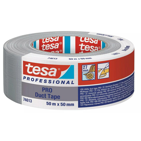 Тиксо tesa® PRO 74613, 50m x 50mm, сиво