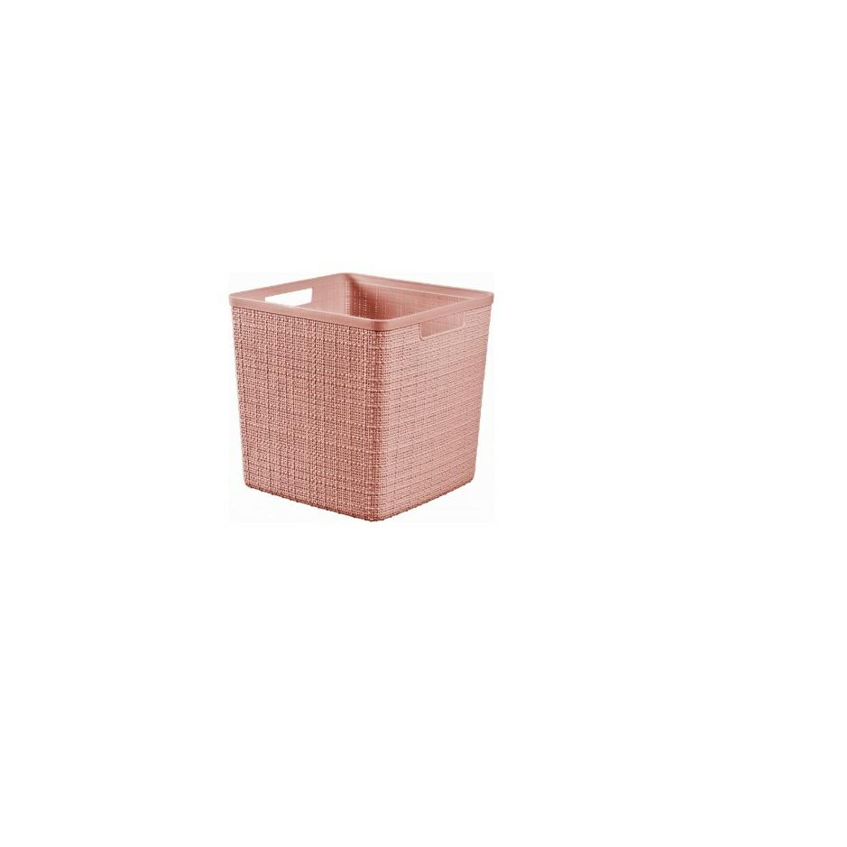 Curver Jute square Tárolókosár 17L - Púder Barna (255196)