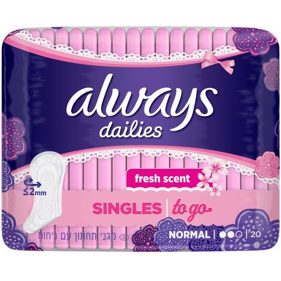 MINDIG Dailies Normal To Go Fresh Intimate 20 db (308128)