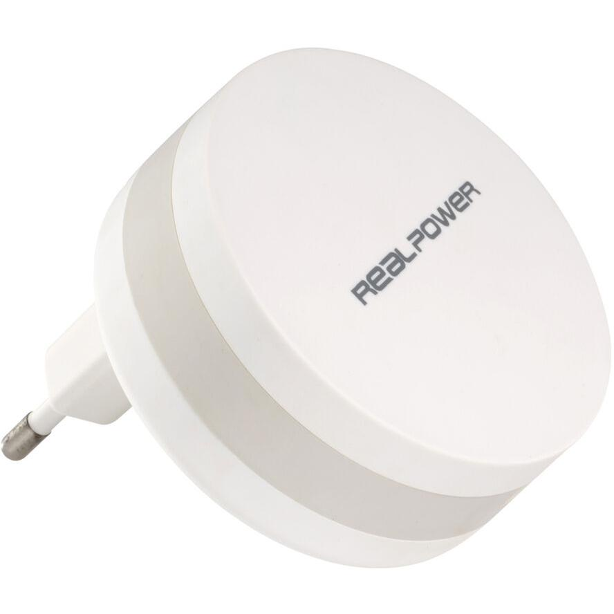 RealPower PBC-1800 Power Bank 1800mAh Fehér (145536)