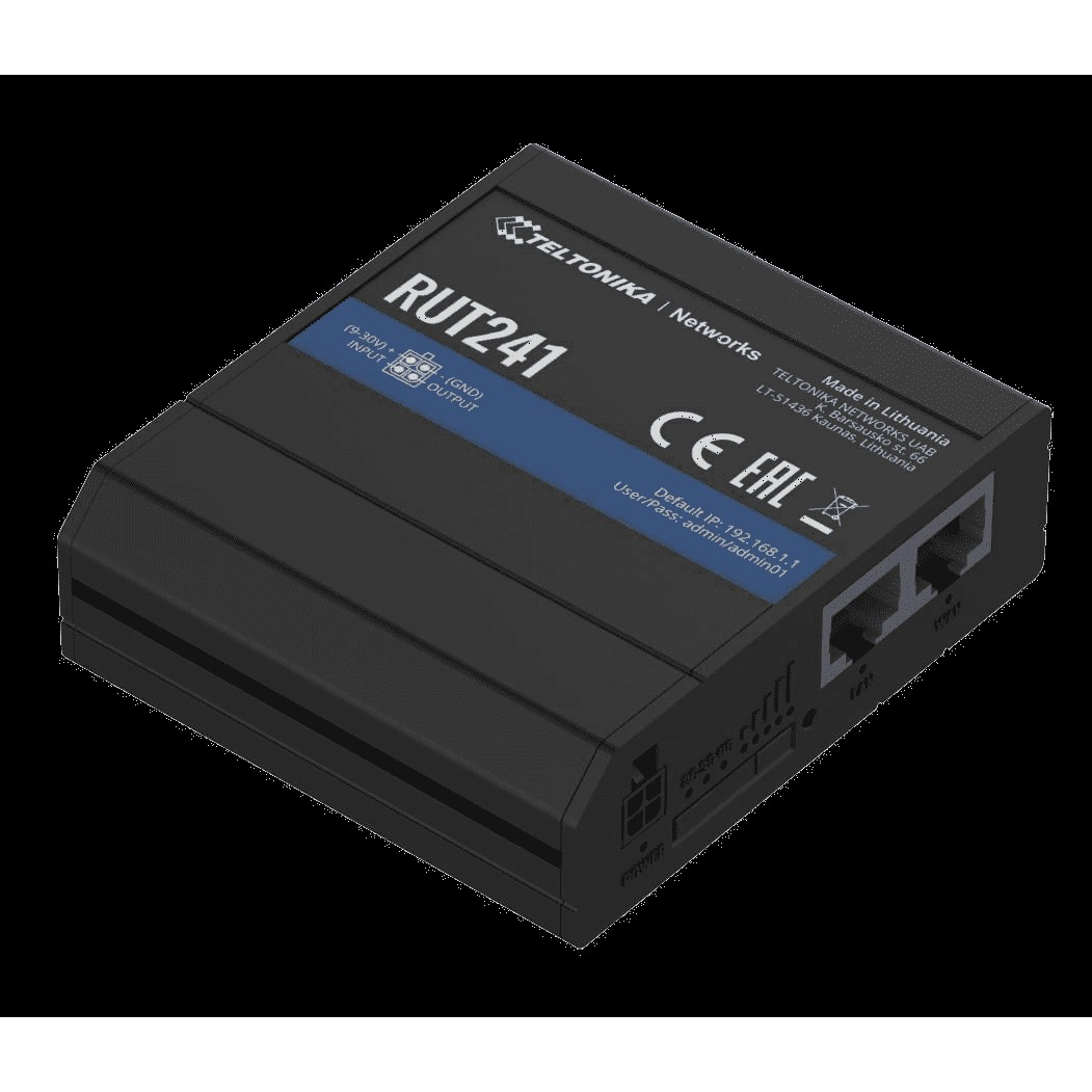 Teltonika RUT241 Industrial LTE WiFi Router (RUT241 010000)