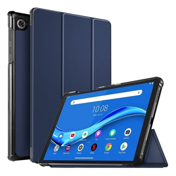 Lenovo Tab M10 Plus (10.3) TB-X606F, mappa tok, Trifold, sötétkék (G95403)
