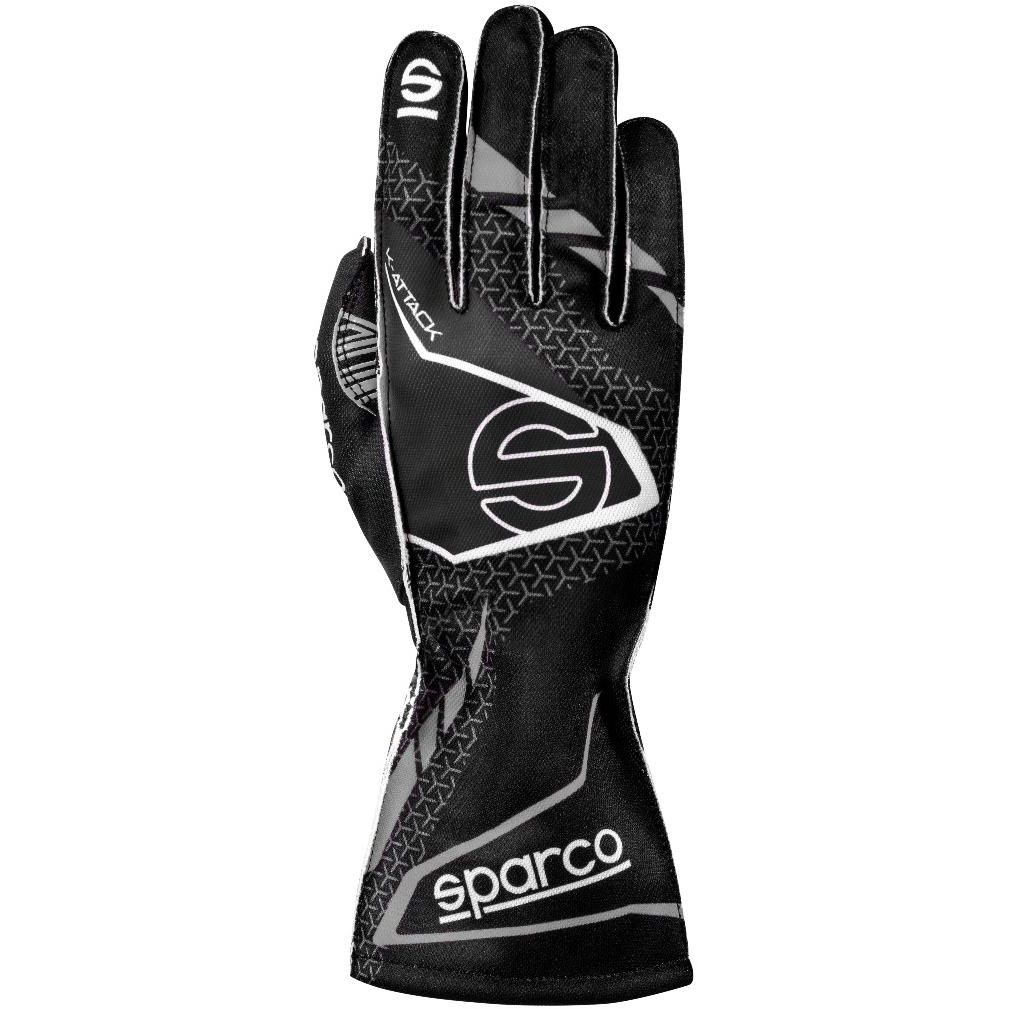 Sparco Kartingové rukavice K-ATTACK, černo-šedé, vel. 12 (BKG0004B0K10012)