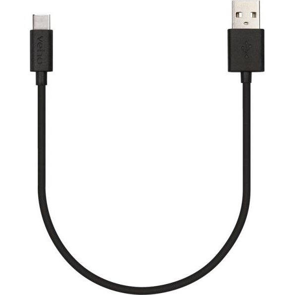 Veho VCL-002-C-20CM USB kábel 0,2 M USB A USB C Fekete (VCL-002-C-20CM)