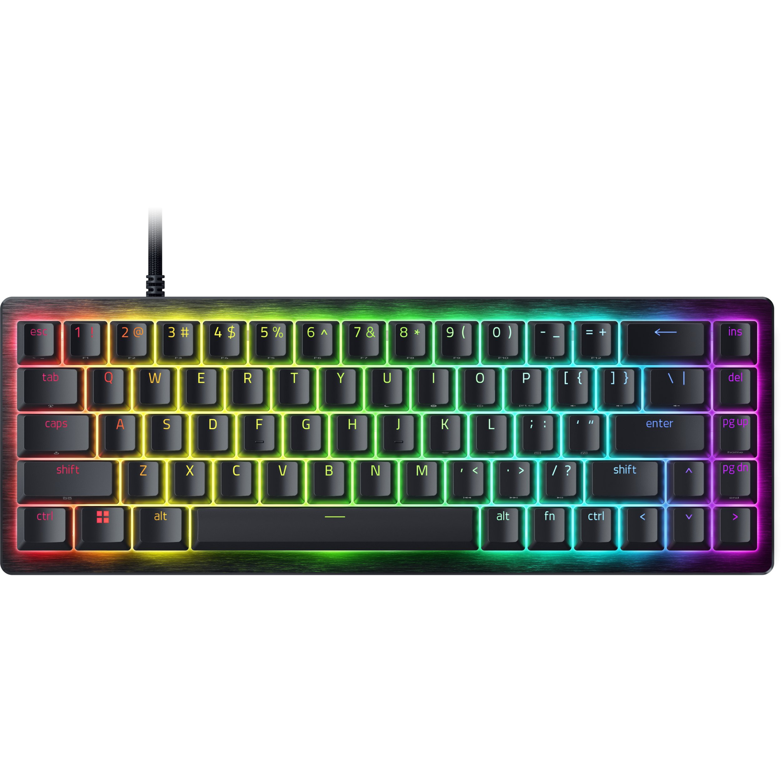 Клавиатура Razer Huntsman V3 HE Magnetic Mini — RZ03-05930100-R3M1, американска подредба, черна