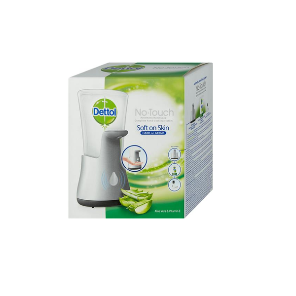 Bezdotykový aplikátor DETTOL + náplň tekutého mýdla 250 ml vůně aloe vera