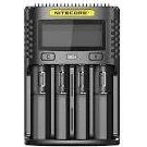 NiteCore UMS4 NiCd, NiMH, Lítiumion, LiPolimer 10440, 10500, 12500, 12650, 13500, 13650, 14500, 14650, 16340, 16650, 17335, 17355, 17500, 17650, 17670, 18350, (NC-UMS4)