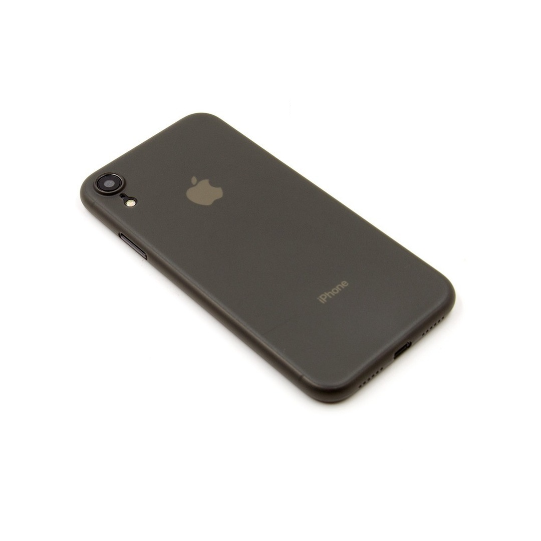 Vireo Jelly 2:1 Apple iPhone XR Védőtok - Átlátszó-fekete (CV910BLK)