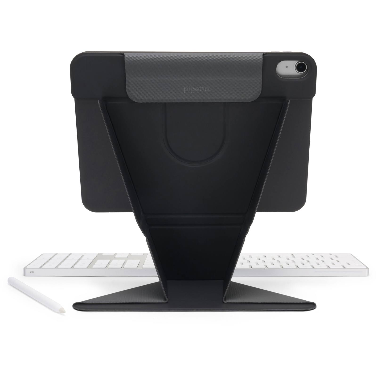 Pipetto Origami No6 Stand Case Black iPad Air 11" (2024) / iPad Air 10.9" (2022/2020) (P072-49-AD)