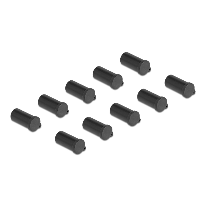 Delock Porvédő MC4 - DL4 kimenethez 10 darab fekete (64244) (64244)