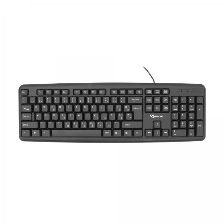 SBOX K-14 billentyűzet fekete (W028033)