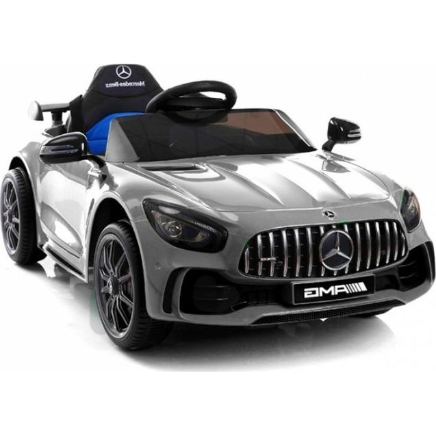 Mercedes GTR Akkumulátoros Autó Ezüst Lakkozott (3870)