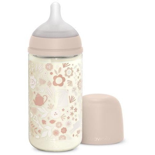 Suavinex Wonderland fiziológiai, SX PRO +3 MF 240 ml Liberty, pink (8426420901222)