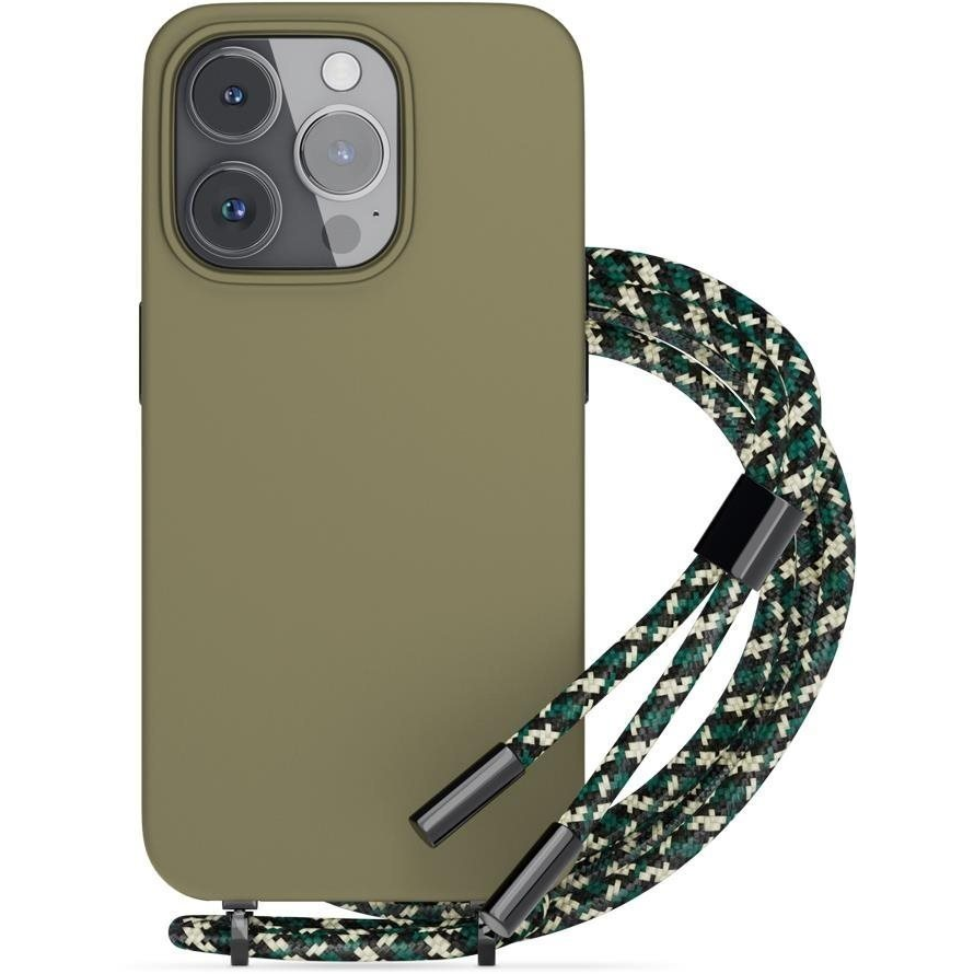 Epico iPhone 14 Plus szilikon zöld tok pánttal (69410101500001)