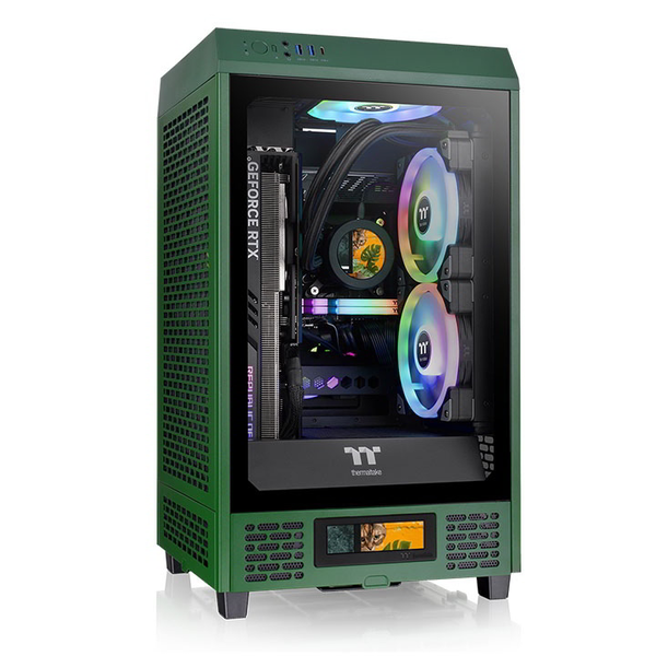 Thermaltake The Tower 200 Számítógépház - Zöld