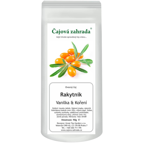 Tea Garden - Sea Buckthorn &amp; Vanilla &amp; Spices - fruit tea, 500 g