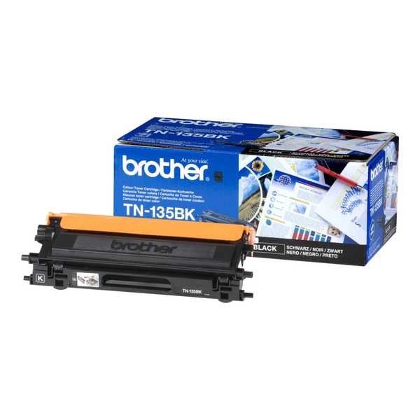 Brother TN-135BK tonerpatron 1 stk Original Sort