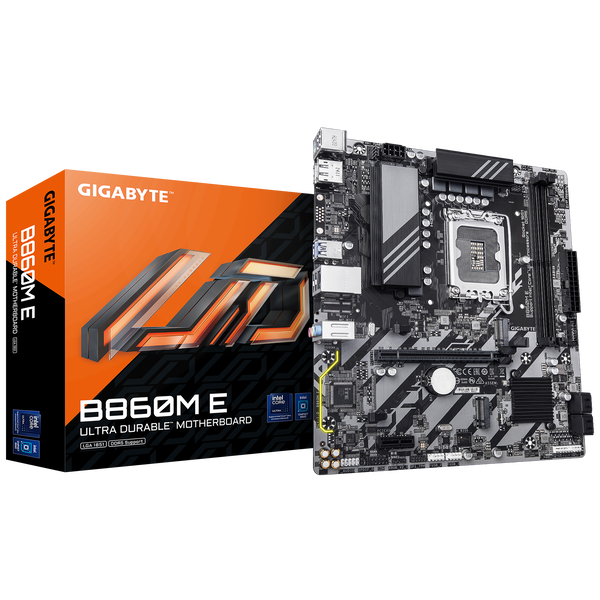 GIGABYTE B860M E moederbord Intel B860 LGA 1851 (Socket V1) micro ATX
