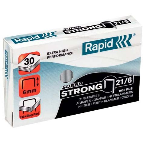  Rapid Zszywki Strong 21/6, 1000 sztuk (24867700)