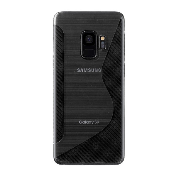 Szilikon telefonvédő (S-line, karbon minta) ÁTLÁTSZÓ [Samsung Galaxy S9 (SM-G960)] (5996457755714)