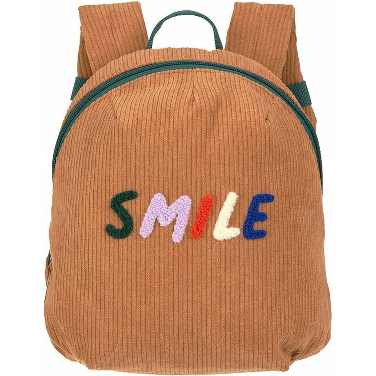 Lassig Little Gang Smile Gyermek hátizsák - Karamell barna (1203042337)