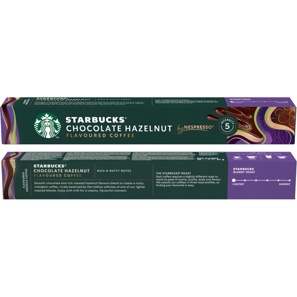 Kapsułki do Nespresso STARBUCKS® Chocolate Hazelnut 10 sztuk