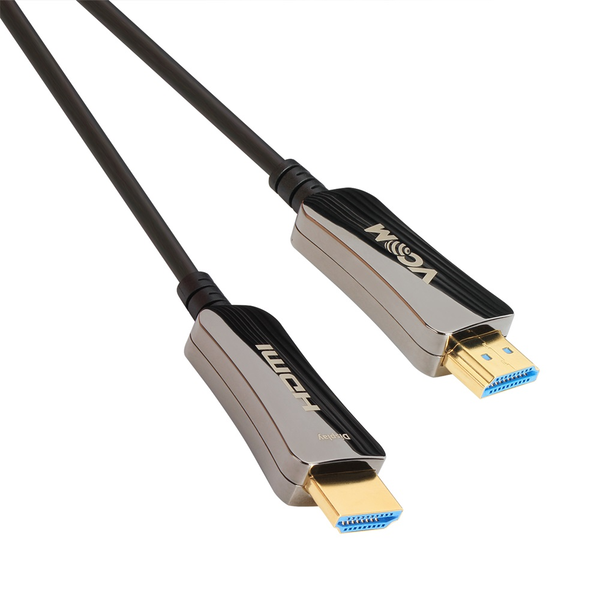 VCOM D3742A HDMI - HDMI 2.0 Aktív optikai kábel 40m - Fekete