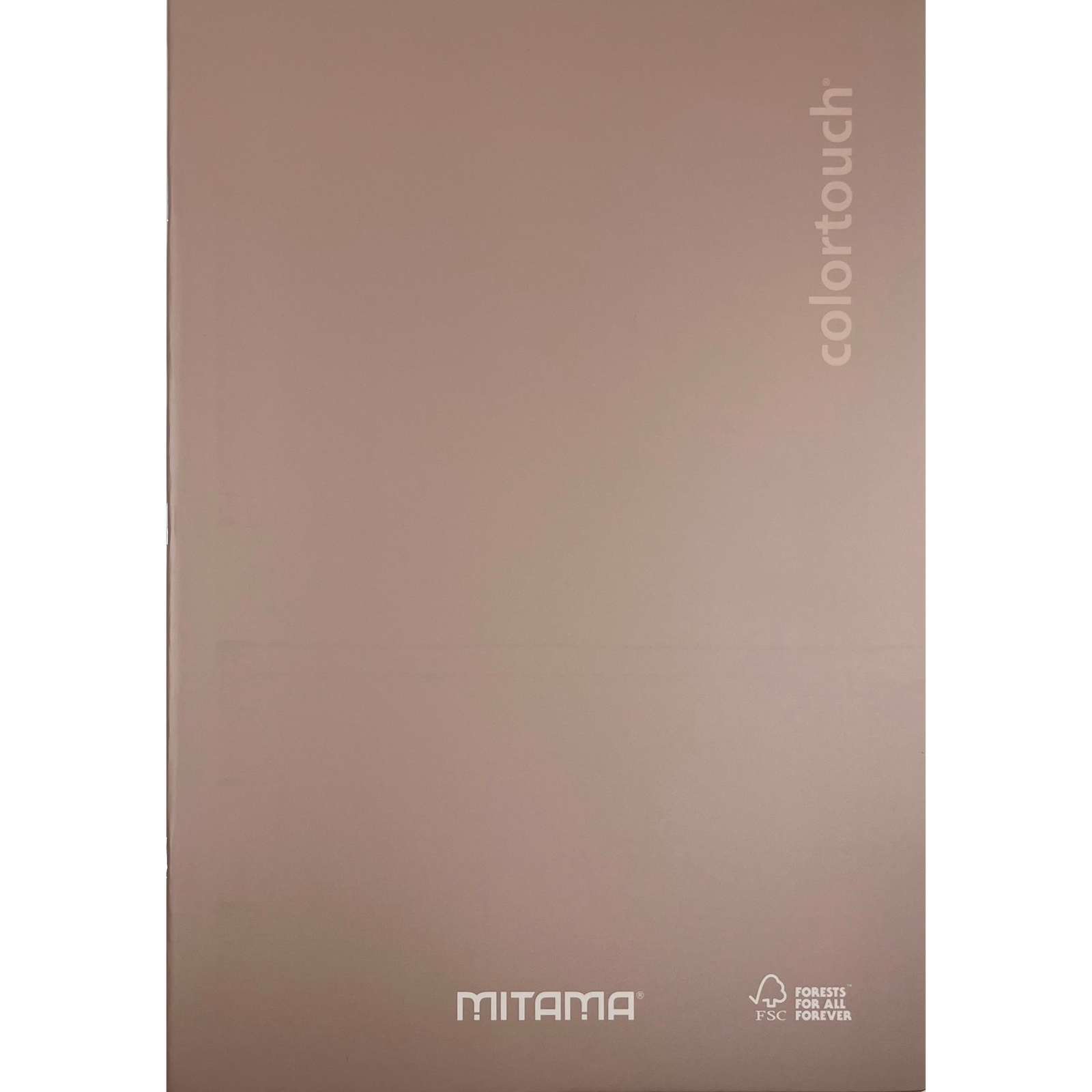 MITAMA A4, négyzetrácsos, 40+2 lapos, metál, lazac (62013-90255)