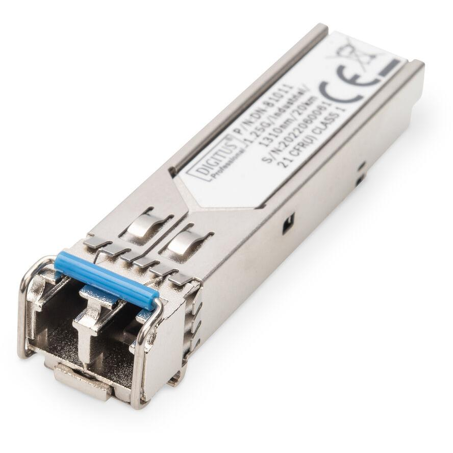 Digitus DN-81011 halózati adó-vevő modul Száloptikai 1250 Mbit/s mini-GBIC/SFP 1310 nm (DN-81011)