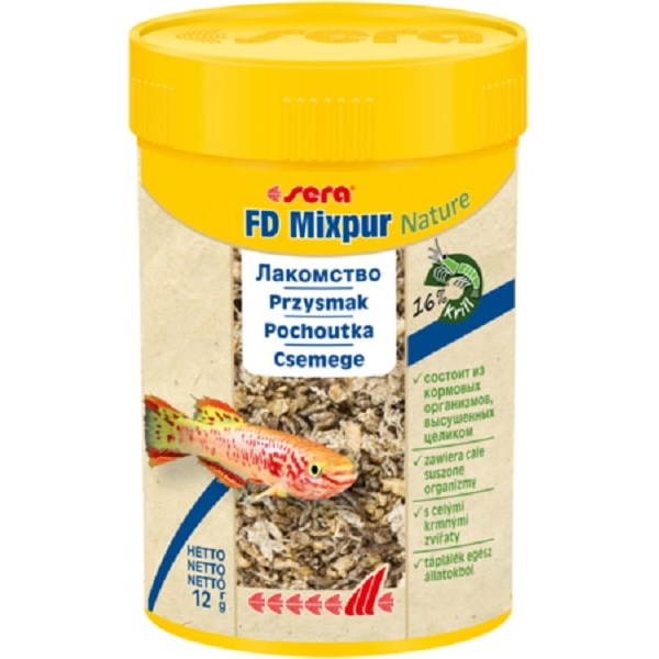 Sera Mixpur akvárium haltáp haleledel 100ml (12g) (103370)