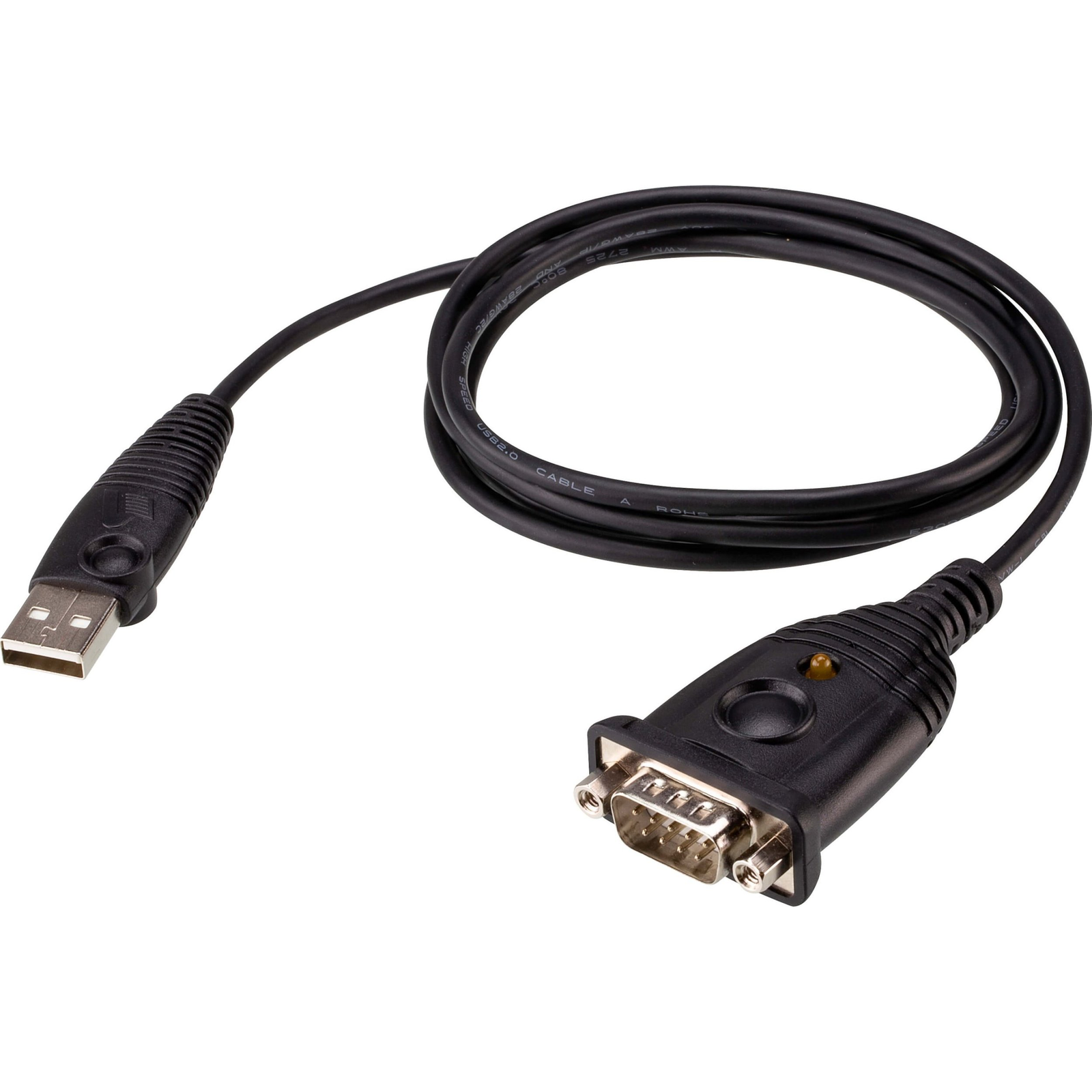 ATEN UC232AF USB Type-A RS-232 Fekete (USB to RS-232 Adapter (FTDI))