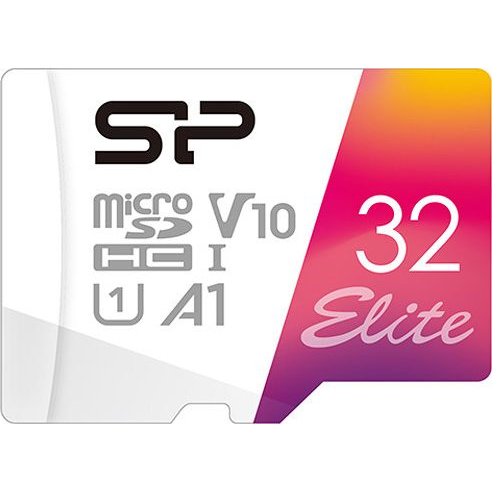 SILICON POWER memory card Elite Micro SDHC 32GB UHS-I A1 V10 (SP032GBSTHBV1V20SP)