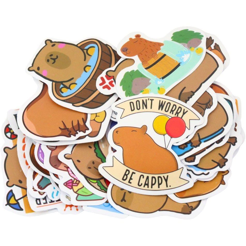 Kapibara Matricák Szett, Különböző Minták, Matt 50 Db. 26756