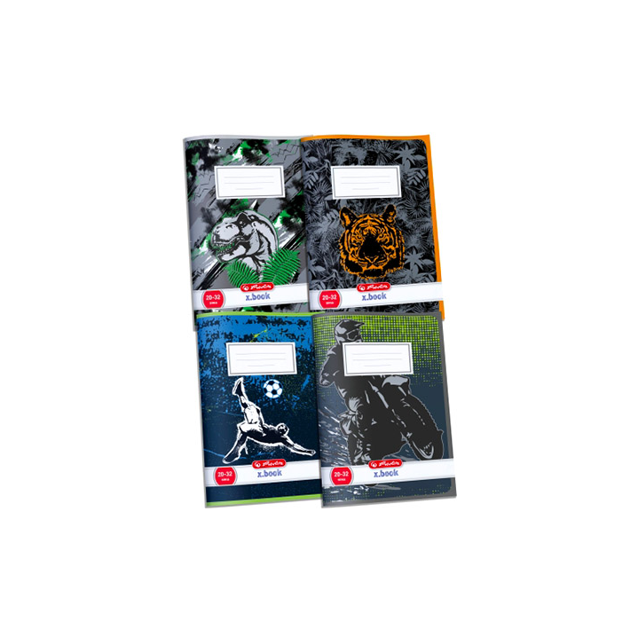 Herlitz Boys 32 lapos A5 négyzetrácsos füzet - Többféle (9540964)